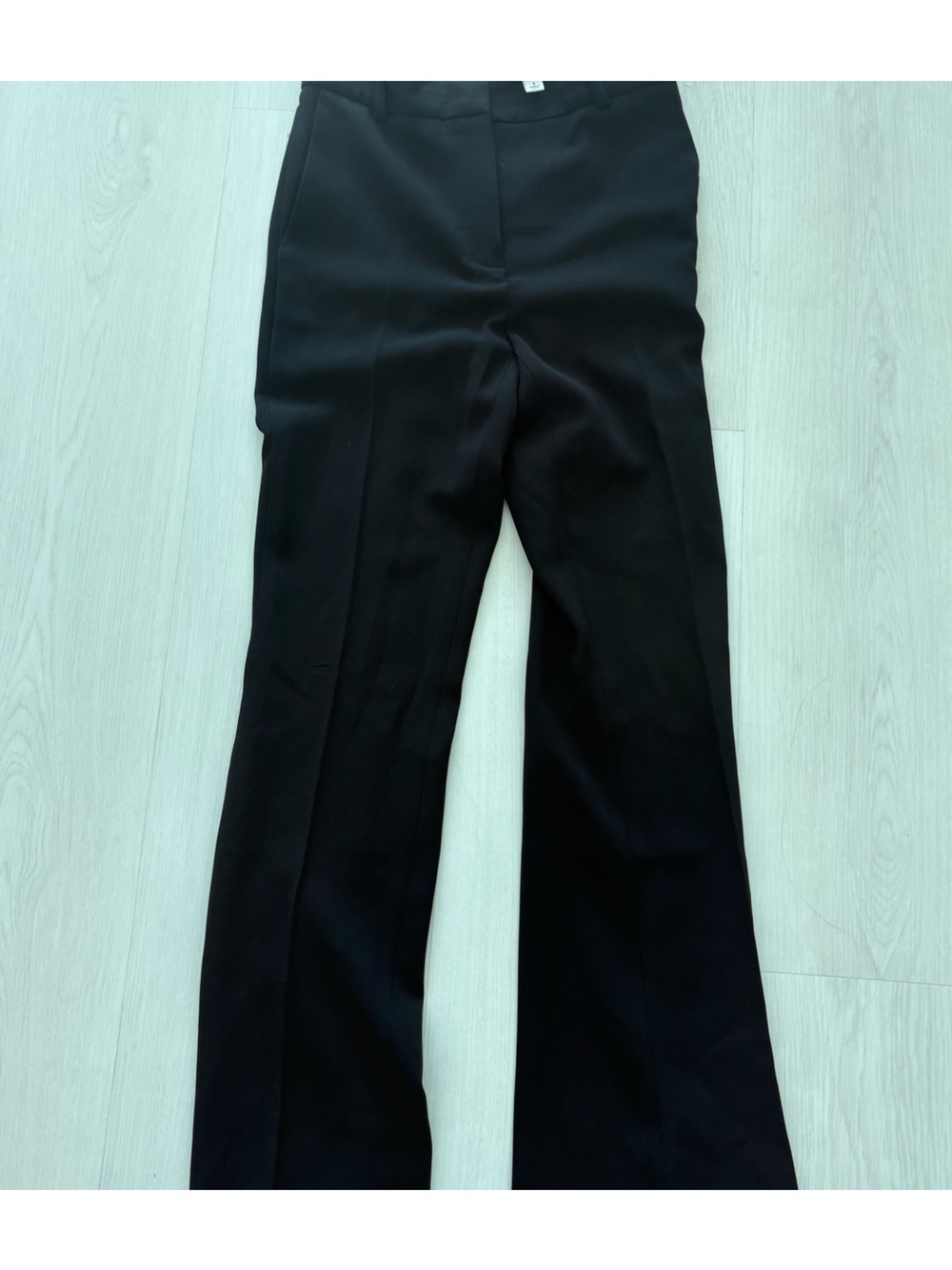 Babaton Black Tailored Straight-Leg Trousers